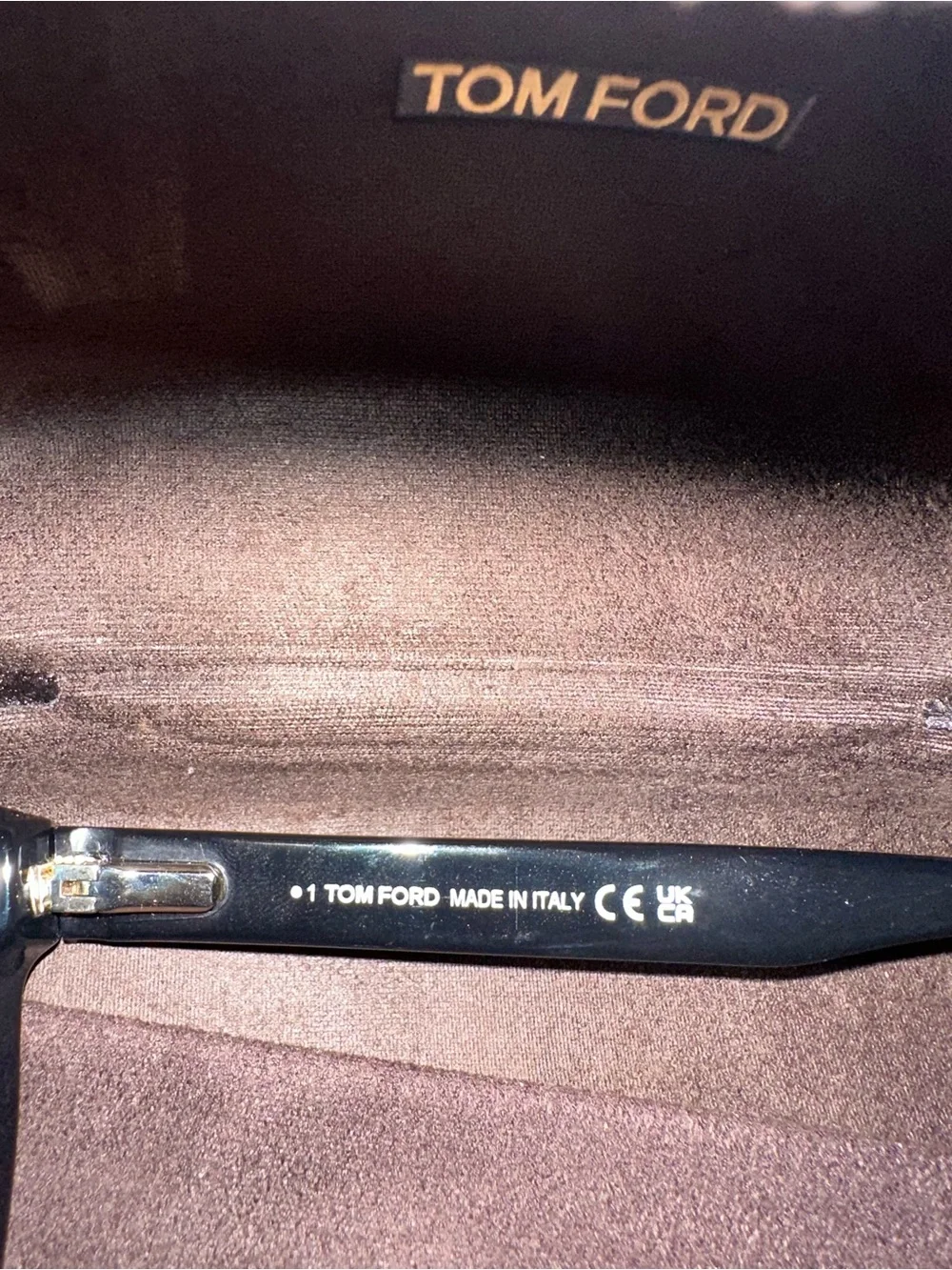 Tom Ford Black Square Sunglasses